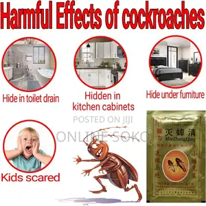 Effective Cockroach Killing Powder - (50 PCS/Full Box)