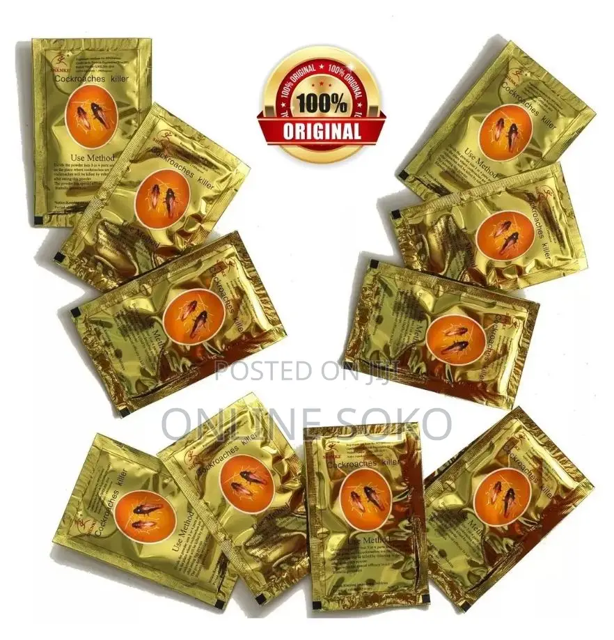 Effective Cockroach Killing Powder - (50 PCS/Full Box)