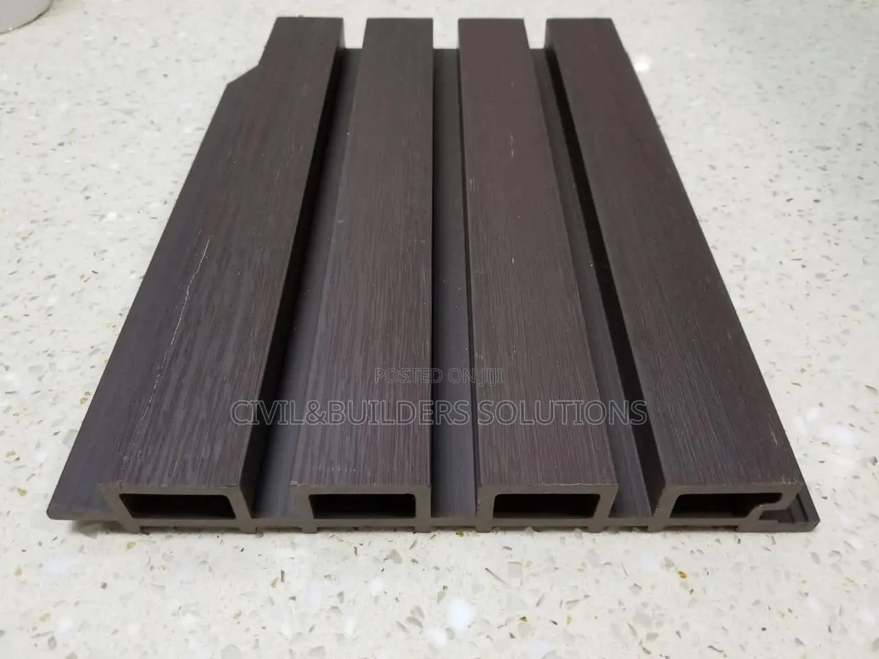 Chestnut Brown Fluted Panel