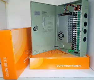 New CCTV Power Supply Unit 12v 20a Closed and Safe