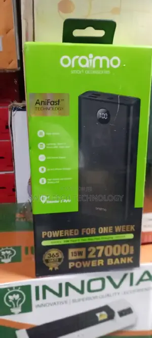 Power Bank Oraimo Power Bank 27,000amh/ Amh Oraimo