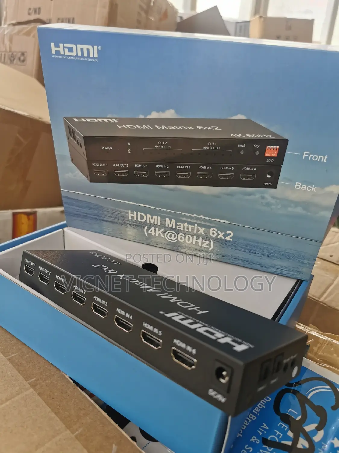  Display HDMI Matrix With Optical Cable Input