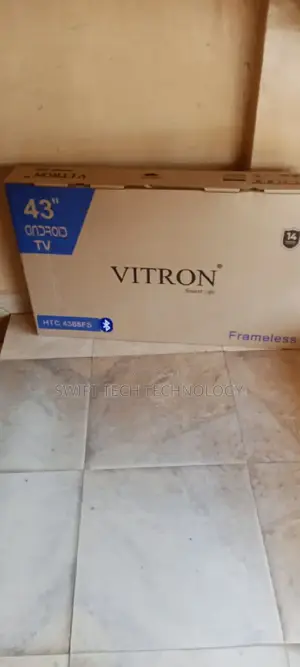 Vitron 43 Inches Smart Android Frameless With Inbult Decorder