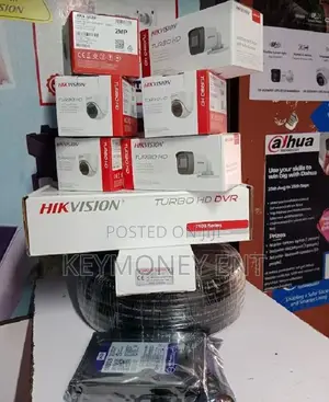 6 Hikvision CCTV Surveillance Camera Complete System Kit