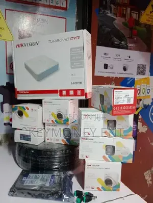 4 Full Color Hikvision Security Surveillance Camera Kit