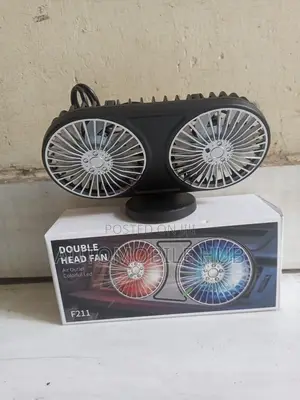 Quality Car Dashboard Fan Double Fan