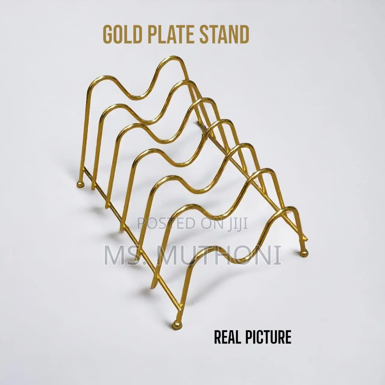 349804 Gold Plate/Lid Stand