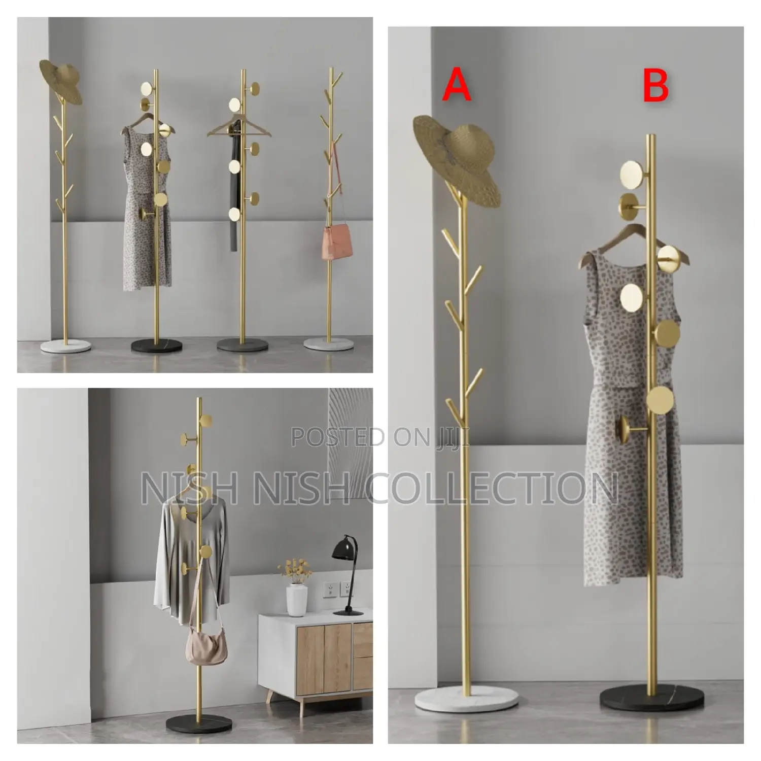 *1.7m Marble Coat Hanger