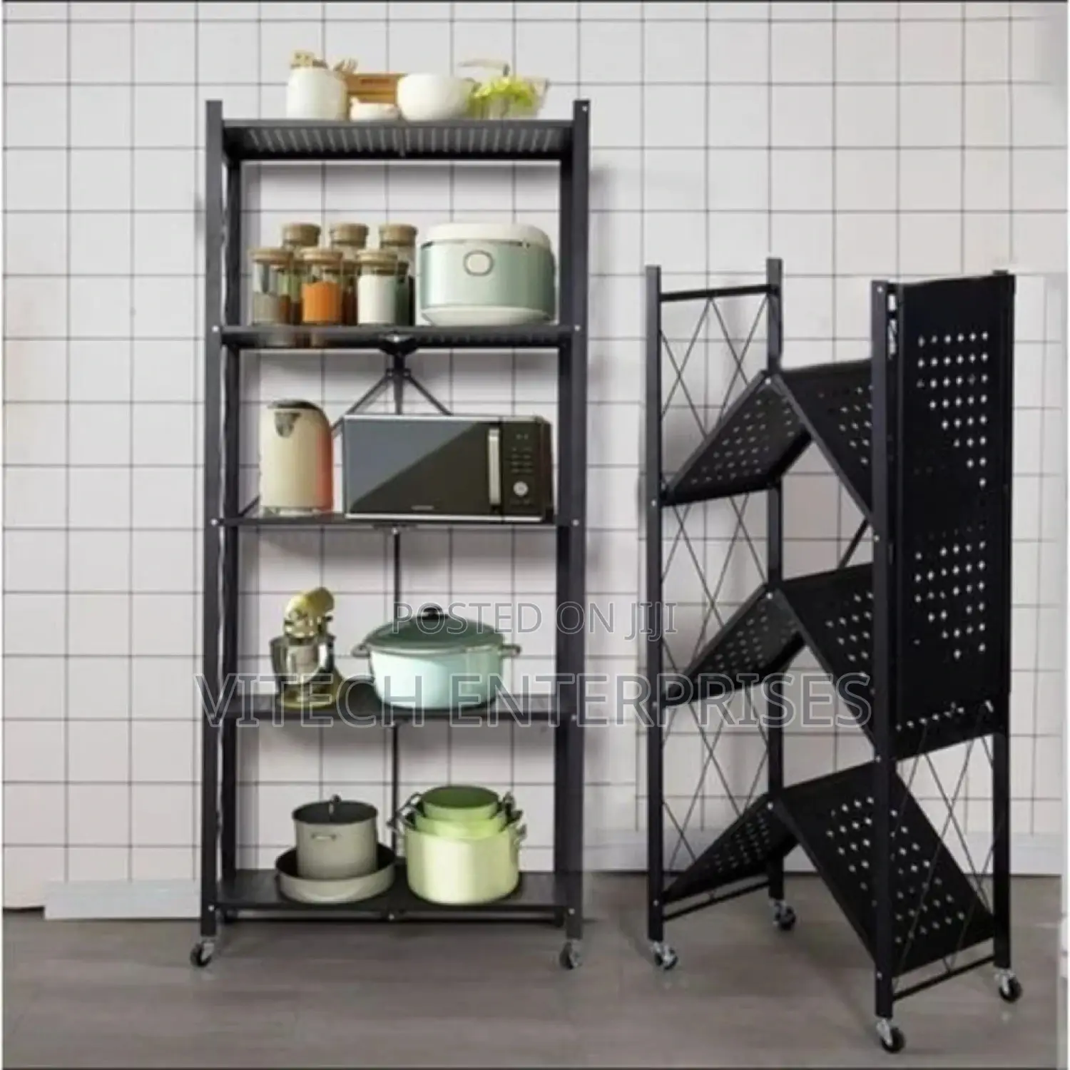 5 Layer Household Kitchen Shelf/ Kitchen Rack Standing Rack