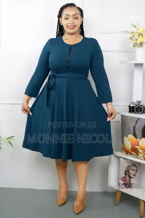 Stylish Office Breastfeeding Friendly Dress