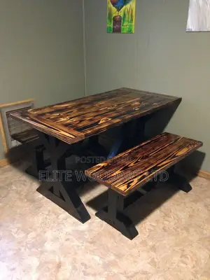 Rustic Hotel Dinning Table Set