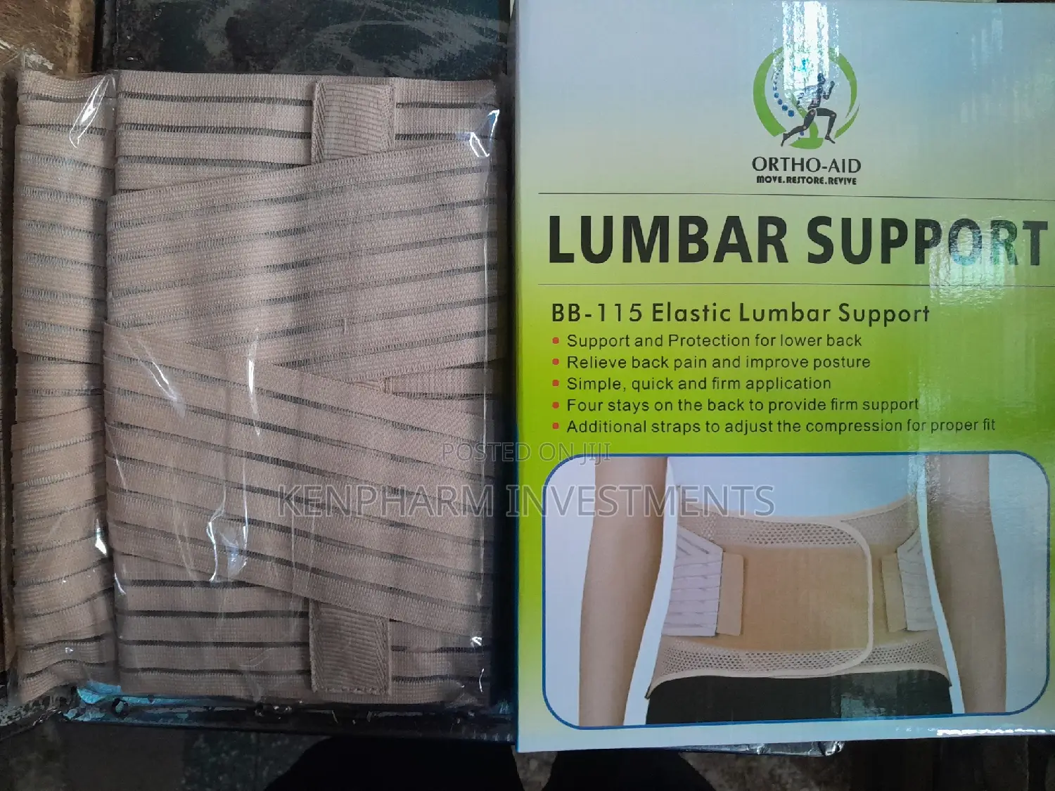 Elastic Lumber Support in Different