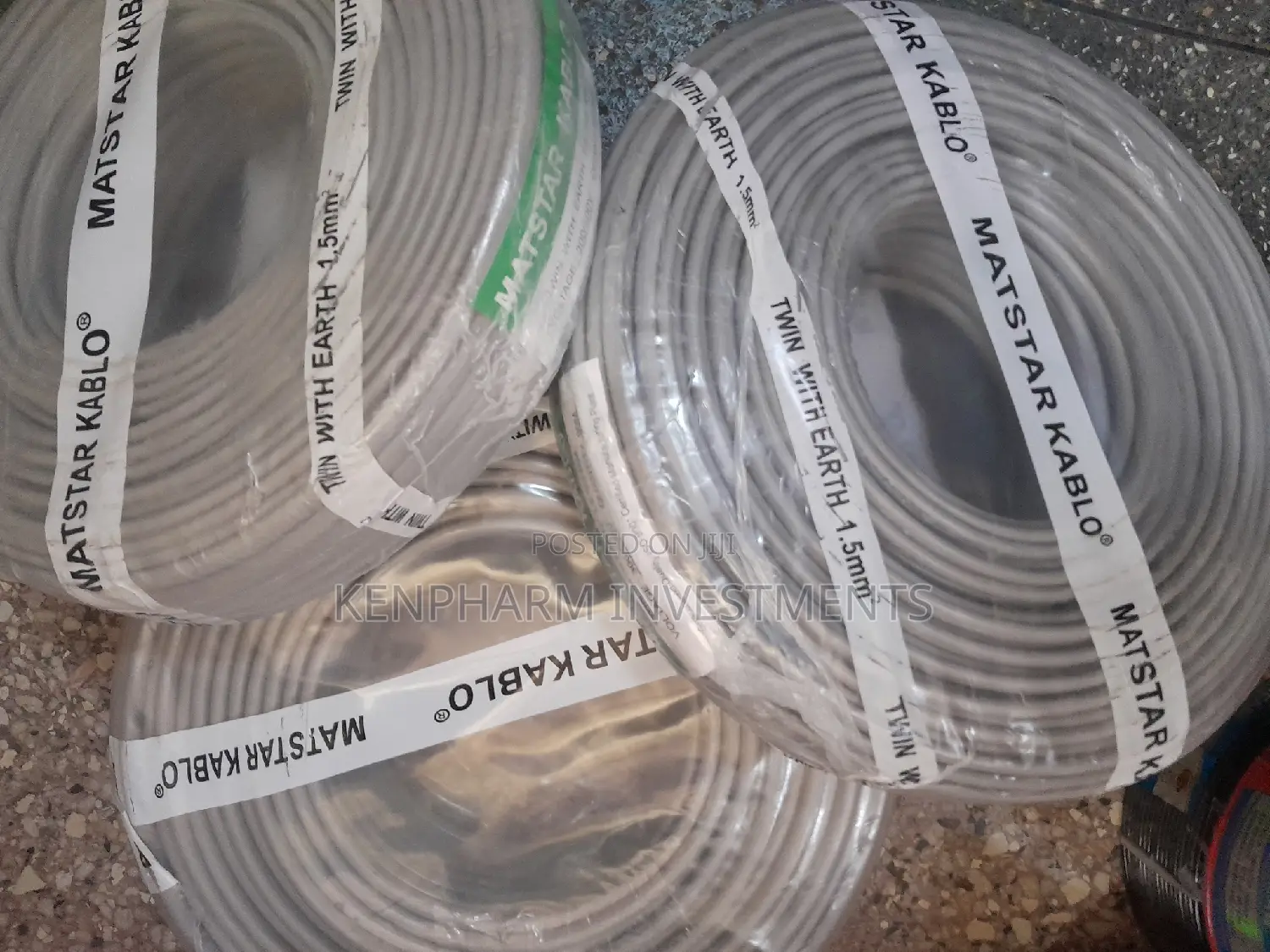 1.5mm Twin With Earth PVC Sheathed Cable