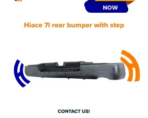 Rear Bumper Toyota Hiace 7l With Step 2005,2008 Onwards