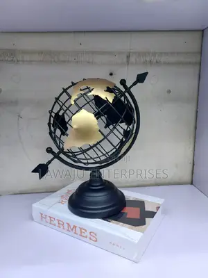 Armando Gold Perforated Table Globe