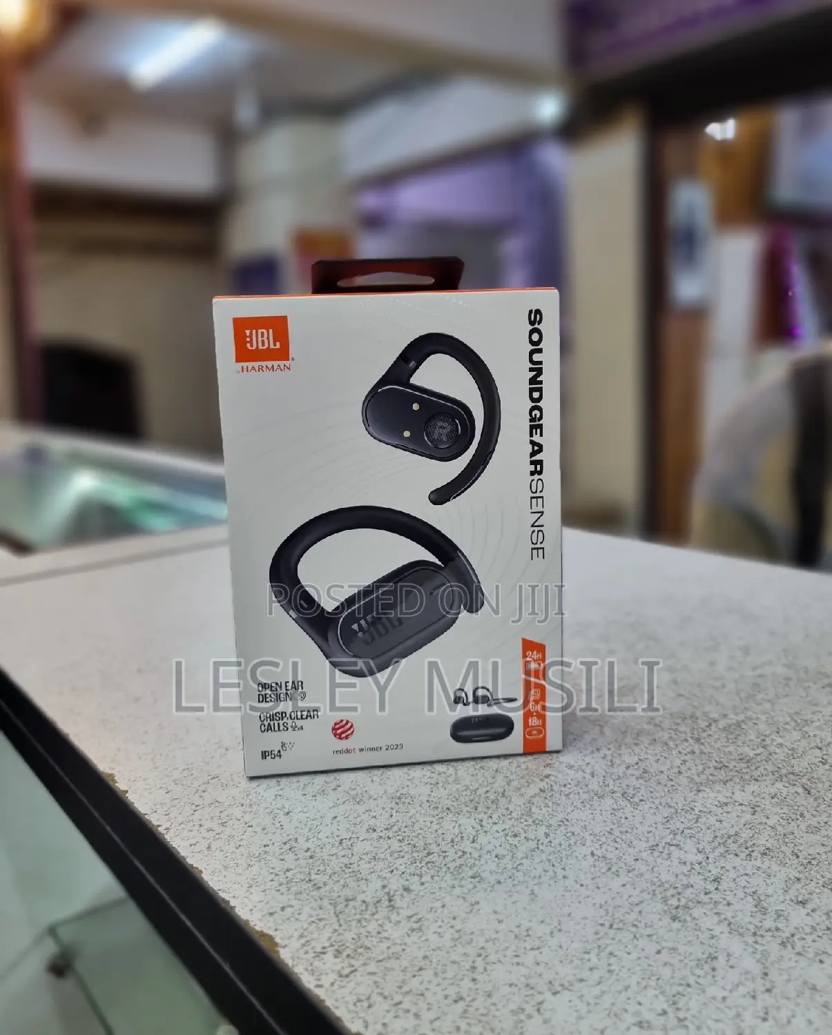 JBL Soundgear Sense, Wireless Bluetooth Open-Ear Headphones,