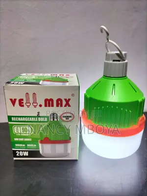 Rechargeable/Intelligent Bulb Lasts Upto 8hrs 20w Portable