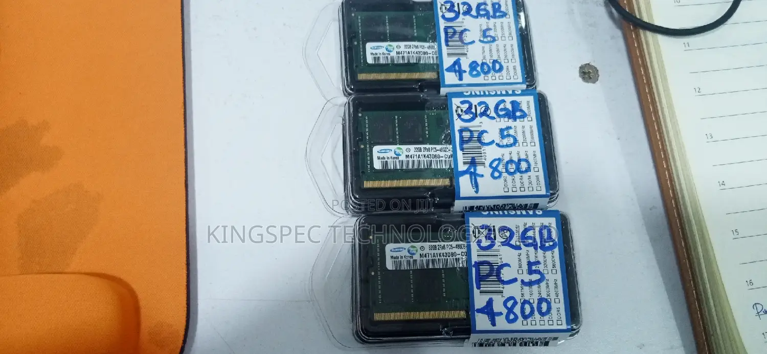 Laptop Memory 32gb Ddr5(Pc5)-4800(Speed)
