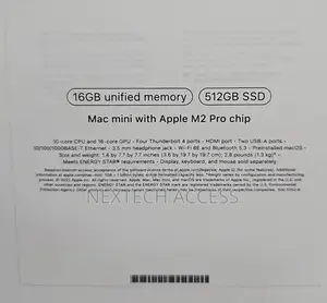 New Desktop Computer Apple Mac Mini M2 Pro 16GB Apple M2 SSD 512GB