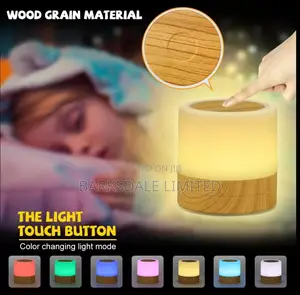 LED Dimmable Baby Night Light Touch Color Portable Table Be