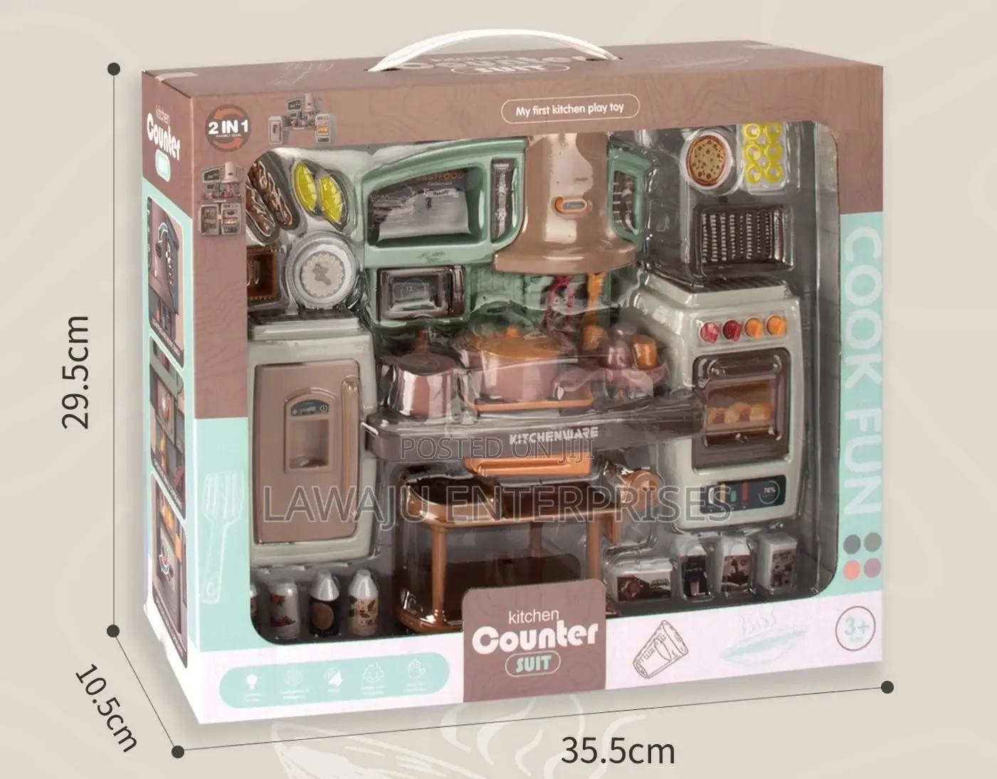Battery Powered Kids Kitchen Set
