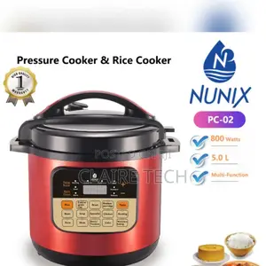 5L Nunix PC-02 Electric Pressure Cooker
