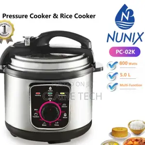 Nunix Pc- 5 Litres Stainless Electric Pressure Cooker