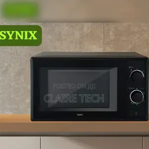 Black 20L Manual Microwave Oven Synix