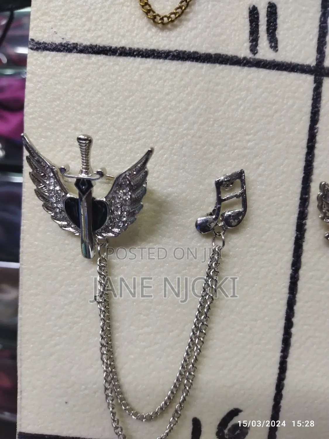 Men Chain Blazer