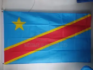 Country National Flag for Congo DRC/Zaire/Kinshasa 38x58inch