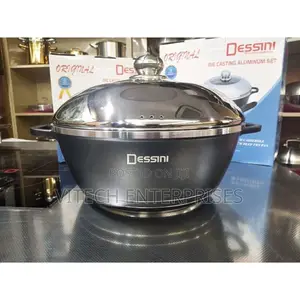 Dessini 10 PCS Non-Stick Cooking Serving Pots Pans.