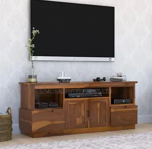 Elite Modern Somplicity Solid Teak Media Console
