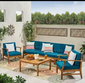 Paula Teak Wood 7-Peace Outdoor Set
