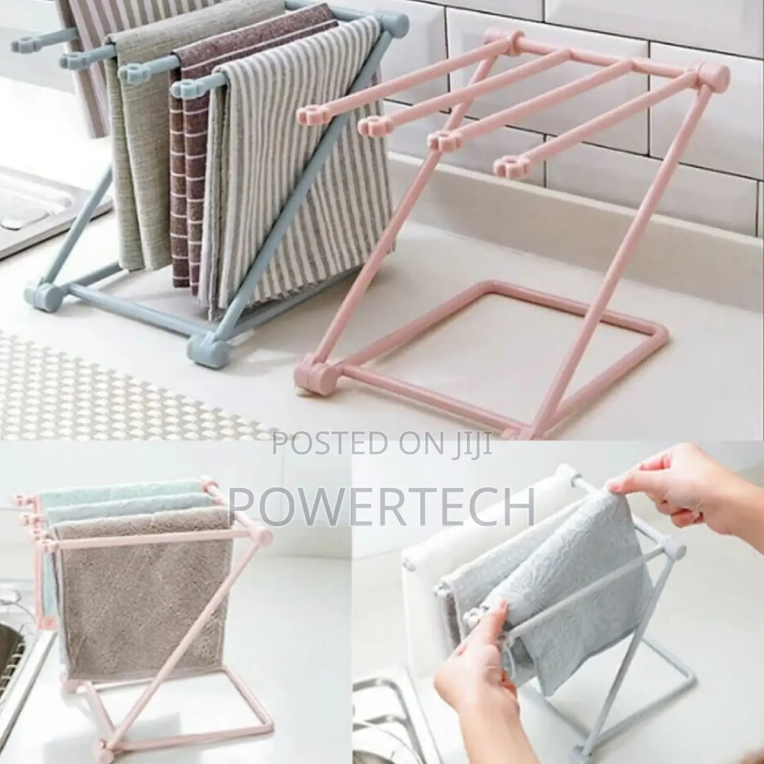 Free Standing Towel Rack Holder Dishcloth Hanger.