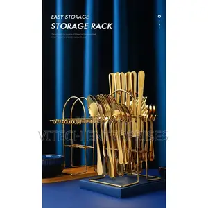 24 PCS Gold Cutlery Set