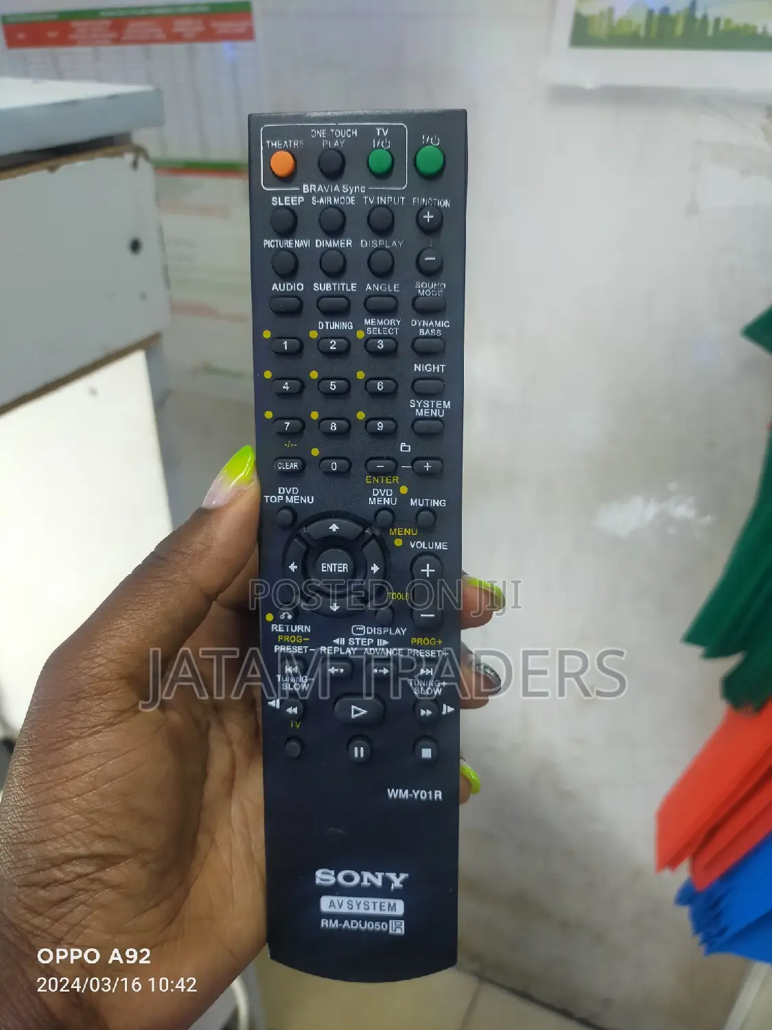 Sony Home Theater Remote Control