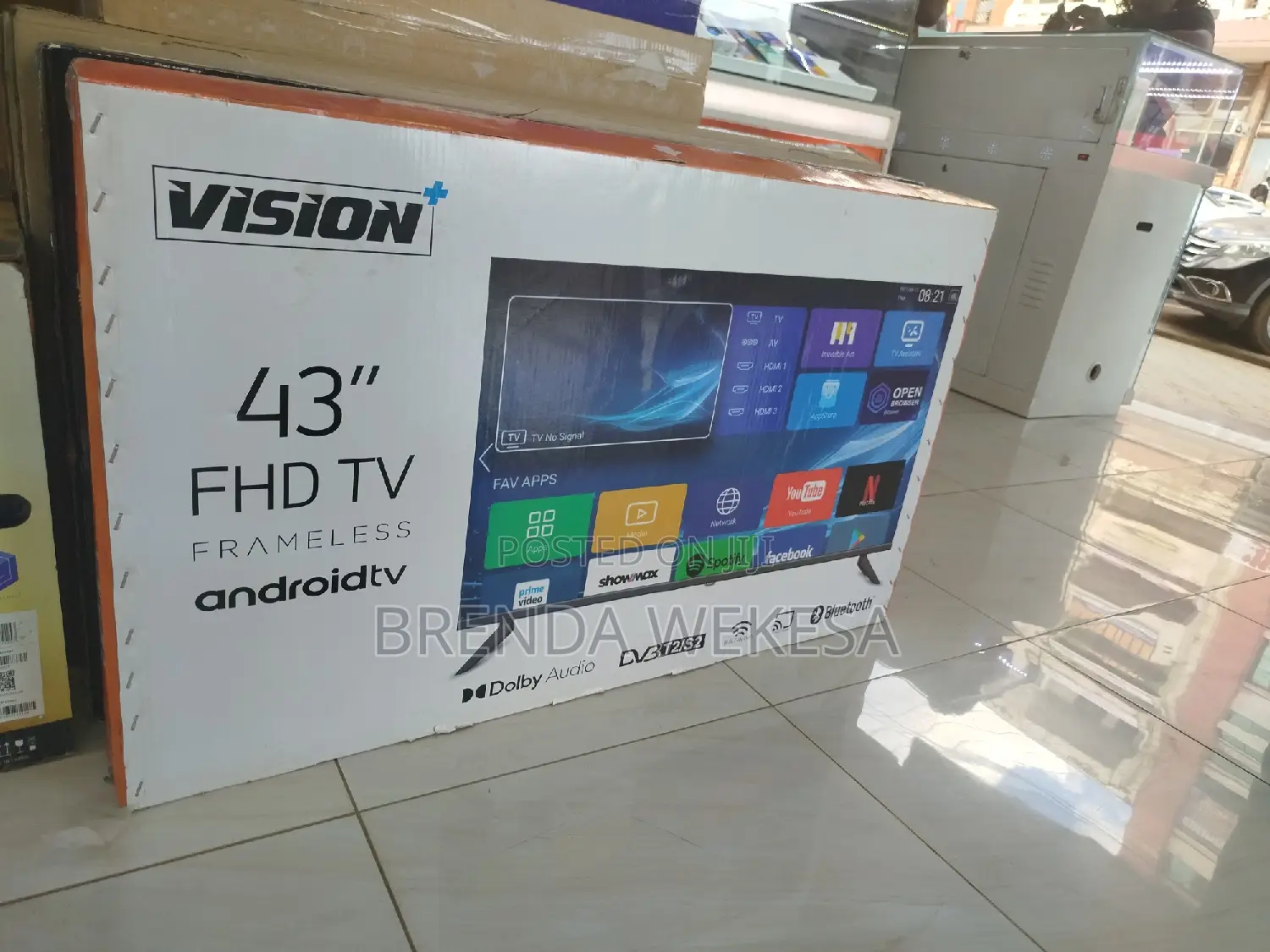 Vision Plus 43′′ Frameless Smart Android Full Hd Led Tv,