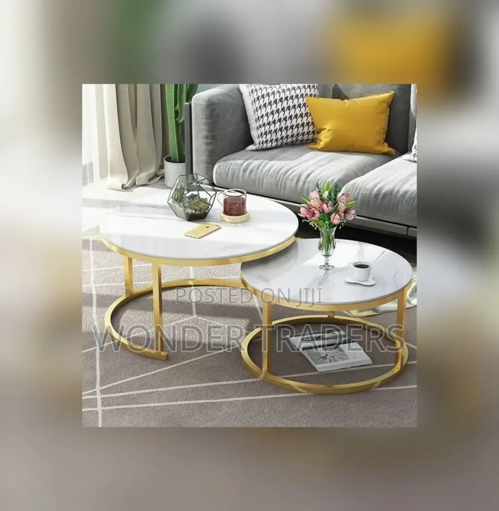 Round Coffee Nesting Table Set