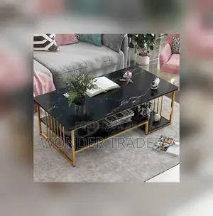 Modern Luxury Marble Effect Coffee Tables.