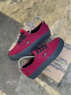 New Maroon Vans Shoe