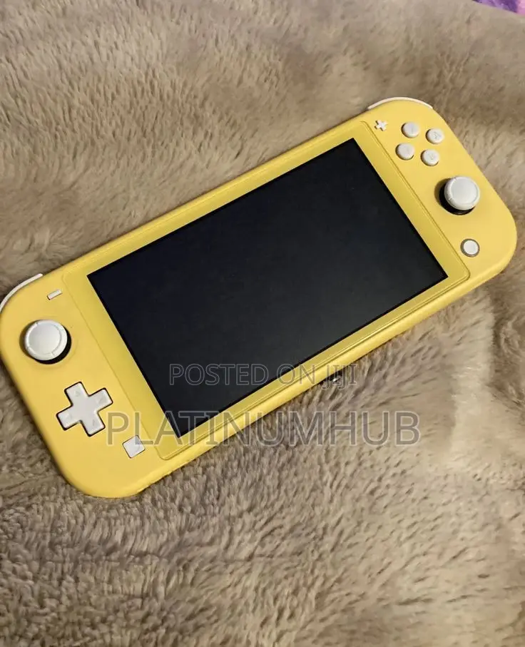 Yellow Console Nintendo Swith Lite Tf4