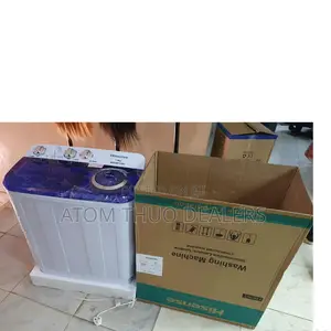 White Hisense 7.5kg Top Load Twin Tub Washing Machine