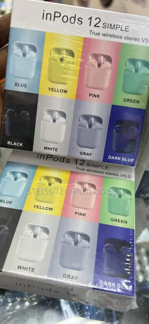 Pink Inpods 12 Wireless Earbuds