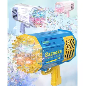 Blue-Yellow Kids Bubble Gun Machine