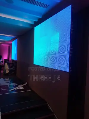 Led Panels Night Set Up Ahead of Event. Always on Time