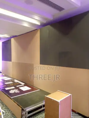 Initial Process of Setting Up of the Led Panels Bf Branding