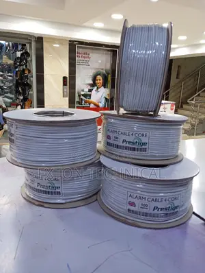 4 Core Alarm Cable White 100m