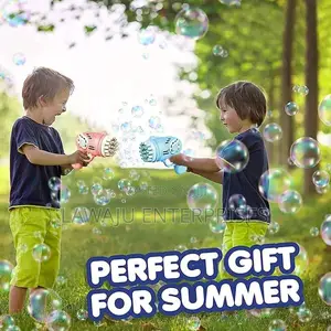 Blue 23 Holes Bubble Gun Machine