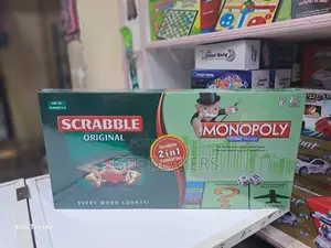 2 in 1 Monopoly /Scrabble Board Game