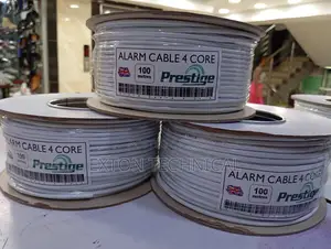 Security Alarm Cable 4-Core 100m White